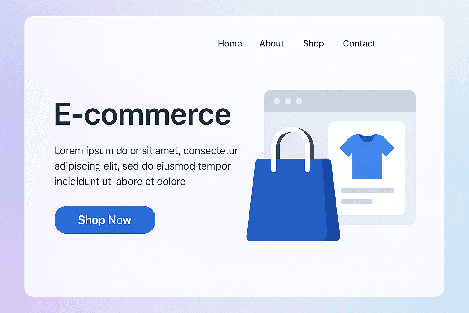 Exemplo de E-commerce